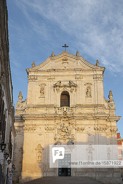 Basilica di San Martino in the Centro Storico Martina Franca Puglia Italy Europe