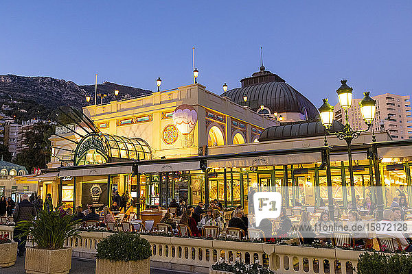 Cafe de Paris  Monte Carlo  Monaco  Mittelmeer  Europa