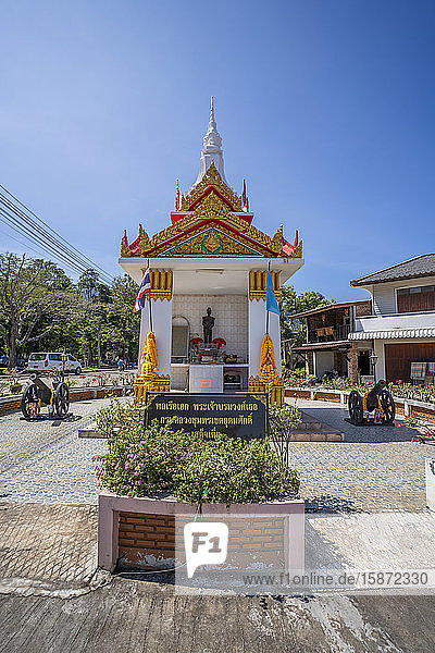 Historisches Wahrzeichen in der Altstadt von Koh Lanta  Insel Ko Lanta  Phang Nga Bay  Thailand  Südostasien  Asien