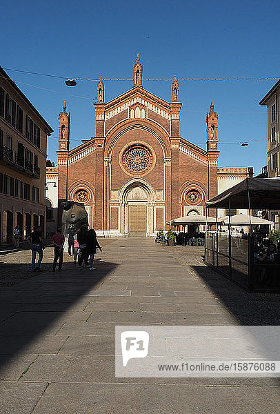 Italy  Lombardy  Milan  Santa Maria del Carmine church