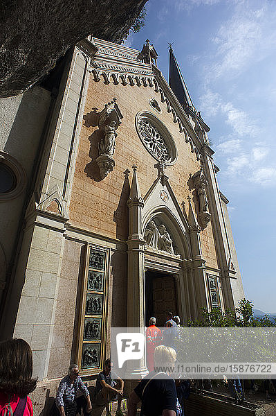 Madonna della Corona Chapel at Spiazzi  Ferrara di Monte Baldo  Verona Province  Veneto  northern Italy  Italy  Europe
