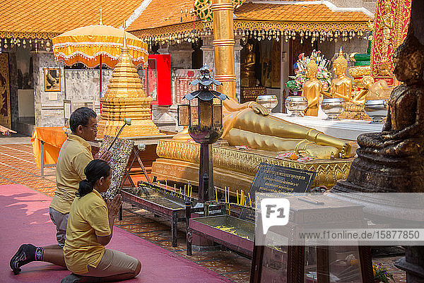Asia  Thailand  Chiang Mai  Doi Suthep Temple