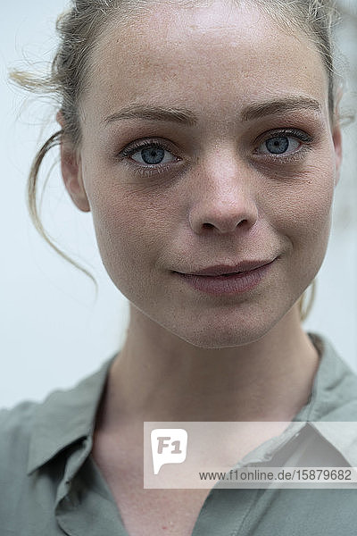 Close-up of young woman