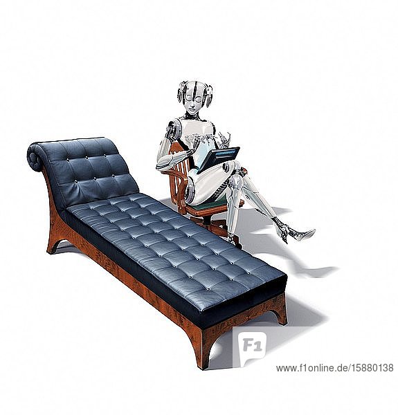 Illlustration robot your psychotherapist