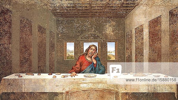 Illustration empty churches