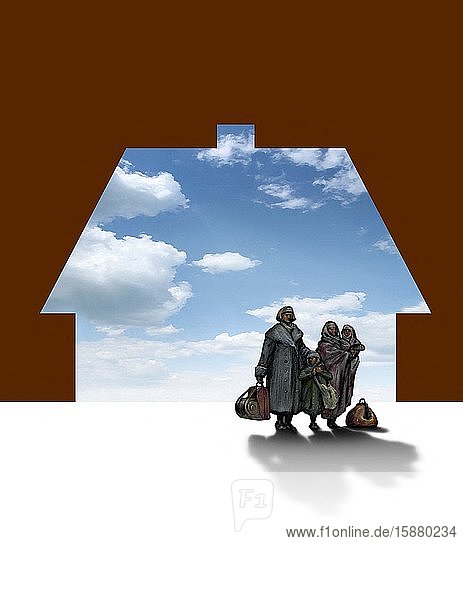 Illustration refugees