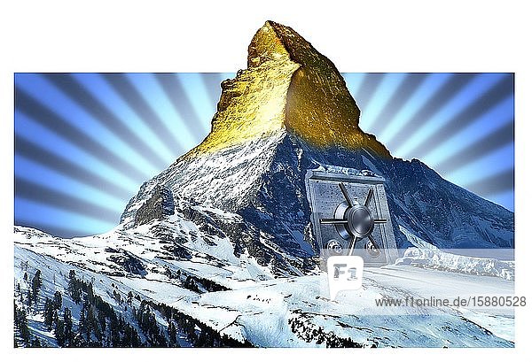 Illustration Switzerland banks.