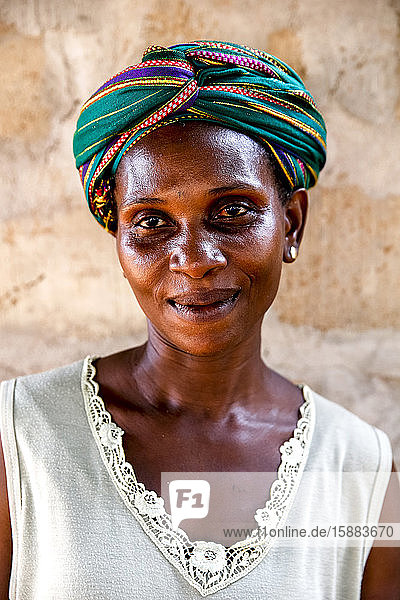 Togolesische Frau in Lomé  Togo.