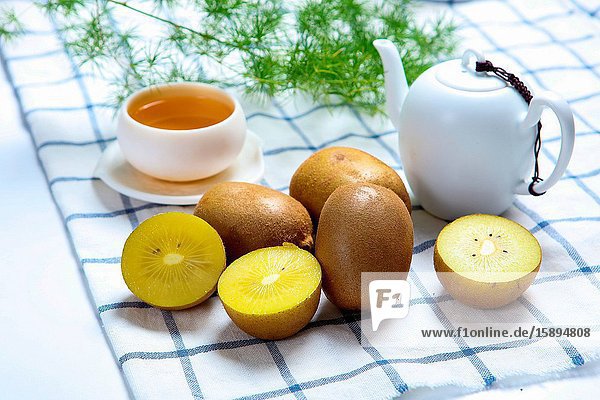 Kiwi fruit drink delicious afternoon tea