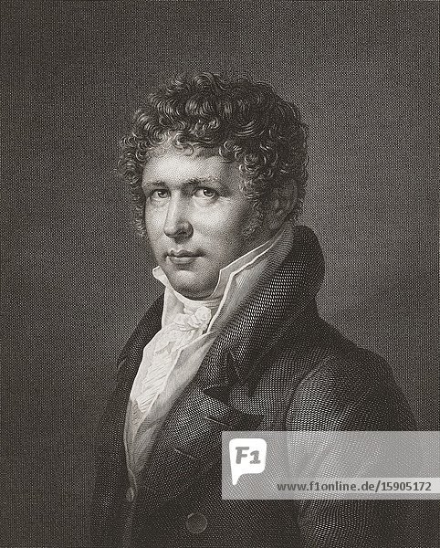Friedrich Wilhelm Heinrich Alexander von Humboldt 1769-1859. Prussian polymath geographer naturalist explorer and proponent of Romantic philosophy and science.