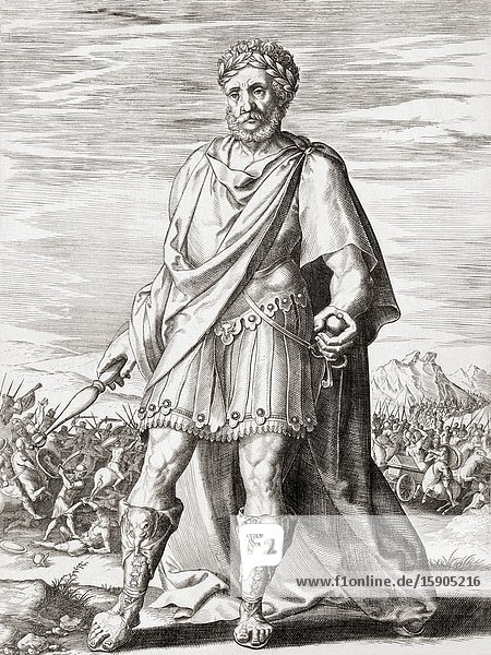 King Darius III of Persia c. 380 -330 BC. Last king of the Achaemenid Empire of Persia.