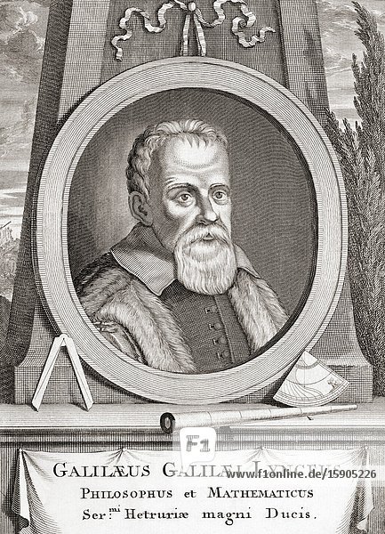 Galileo Galilei  1564 - 1642. Italian polymath.