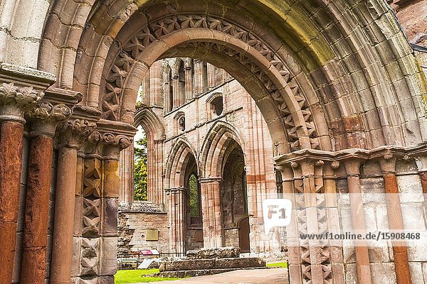 Dryburgh Abbey Scottish Borders District Scotland United Kingdom Europe.