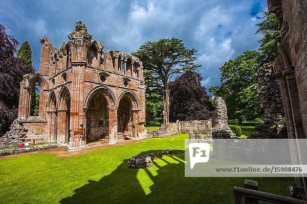 Dryburgh Abbey Scottish Borders District Scotland United Kingdom Europe.