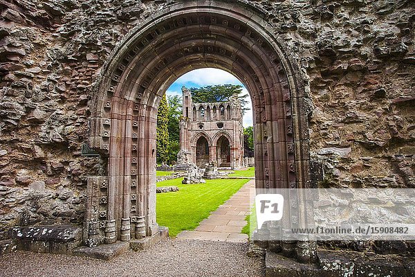 Dryburgh Abbey Scottish Borders District Scotland United Kingdom Europe.