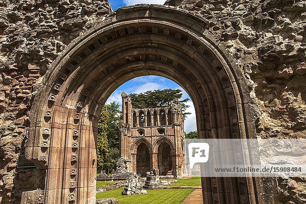 Dryburgh Abbey Scottish Borders District Scotland United Kingdom Europe.