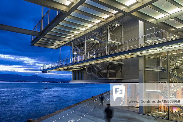Santander Cantabria Spain. Centro Botín art gallery designed by Pritzker Prize-winner architect Renzo Piano.