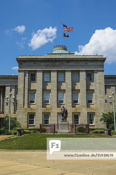 Raleigh NC North Carolina state capitol capital statehouse complex.