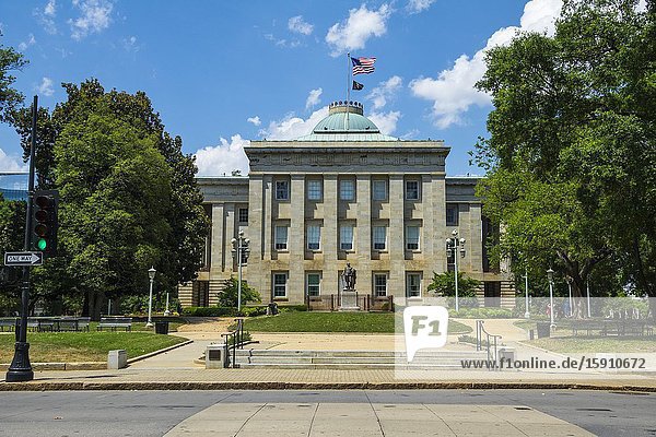 Raleigh NC North Carolina state capitol capital statehouse complex.