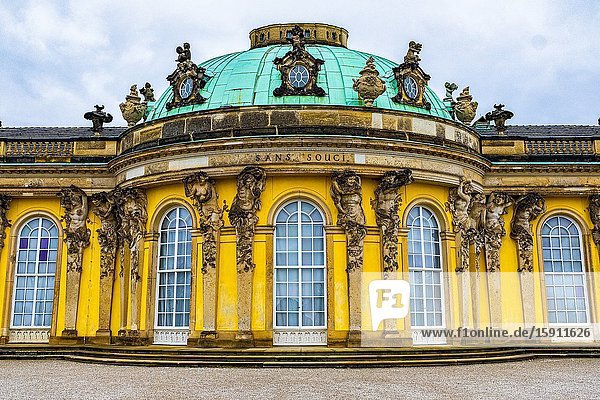 Potsdam Germany. The iconic Oranienburg Palace in Berlin-Potsdam now a UNESCO site an example of former Royal Empirical Architecture.