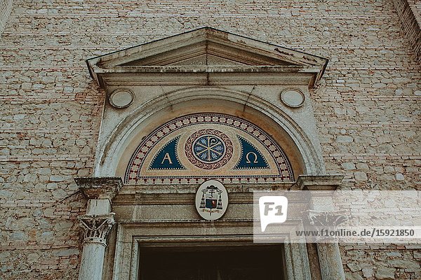 Facade of Asolo Dumo Italy.