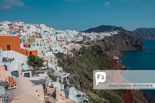 Views from Santorini Greece.