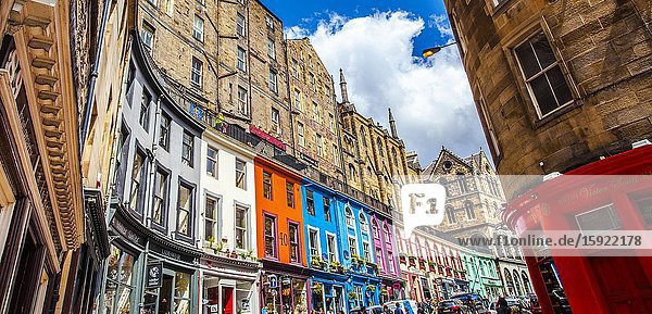 Victoria Street Old Town Edinburgh Scotland United Kingdom Europe.