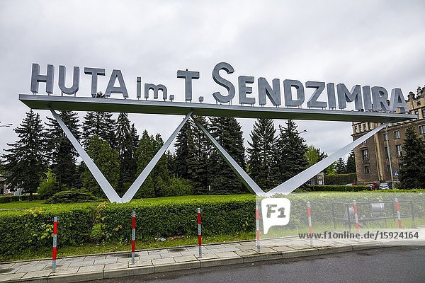 Nowa Huta Steel Mill Communist Neighborhood Stalin Post World War II Krakow Poland Europe EU.