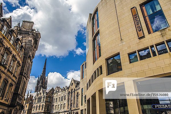 At right G & V Hotel Edinburgh Victoria Street Old Town Edinburgh Scotland United Kingdom Europe