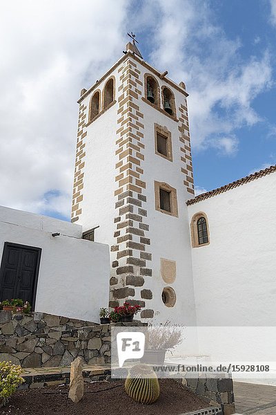 Fuerteventura Canary islands Spain on December 13 2019. The historic town of Betancuria. Church of Saint Mary.