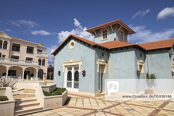 Mediterranean architecture Benidorm Spain.