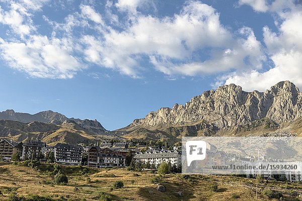 Mountains in Tena valley Huesca Aragon Spain.