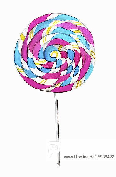 Spiralförmiger Lollipop