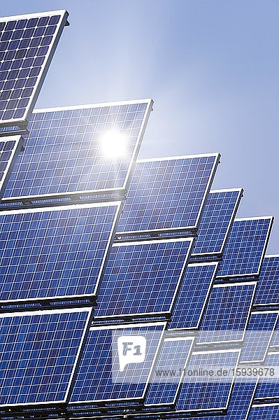 Photovoltaik Solar-Panels  Unterfranken  Bayern  Deutschland  Europa