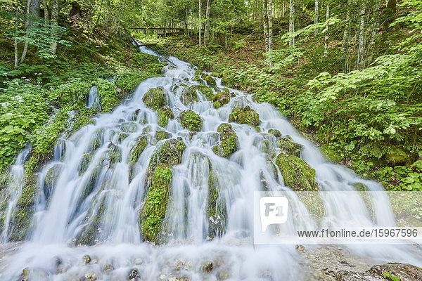 Wasserfall in den Alpen  Österreich  Europa