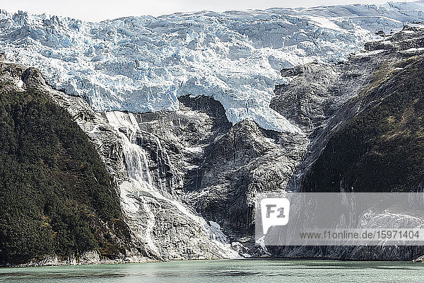 Romanche-Gletscher  Beagle-Kanal (Gletschergasse)  Feuerland  Chile  Südamerika