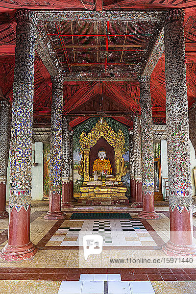 Shwezigon Pagode  Nyaung-U  bei Bagan (Heidnisch)  Myanmar (Burma)  Asien