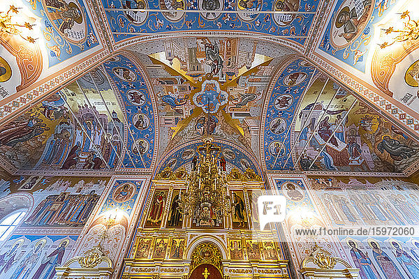 Inneres der Allerheiligen-Kathedrale im Kreml von Tula  Oblast Tula  Russland  Eurasien
