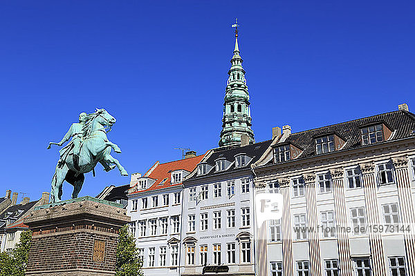 Bischof-Absalon-Denkmal  Hojbro Plads  Kopenhagen  Seeland  Dänemark  Skandinavien  Europa