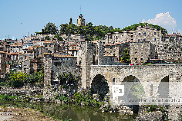Besalu  Provinz Girona  Katalonien  Spanien  Europa