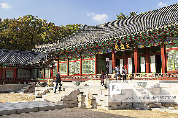 Changdeokgung-Palast  UNESCO-Weltkulturerbe  Seoul  Südkorea  Asien