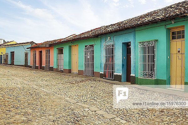 Bescheidene Behausungen in der kolonialen Altstadt  Trinidad  Kuba  Mittelamerika