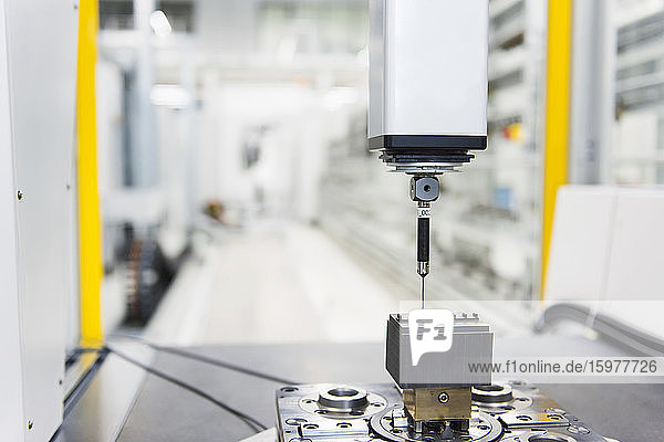 Close-up of a machine in factory