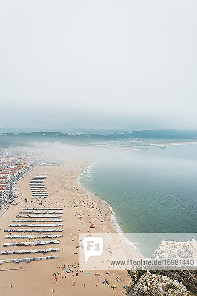 Strand in Nazare  Portugal