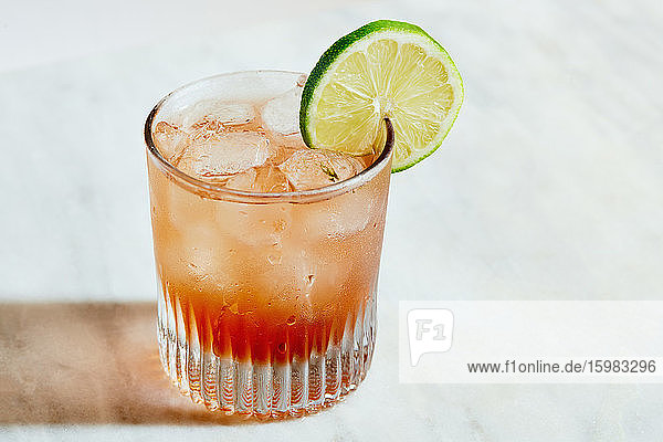 Wodka-Cranberry-Cocktail mit Limette