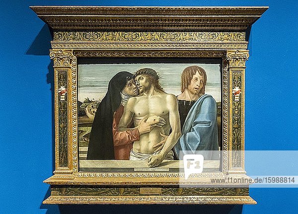 Pietà Gemälde von Giovanni Bellini 1430 ? 1516 Renaissance Pinacoteca di Brera Mailand Lombardei Italien Europa