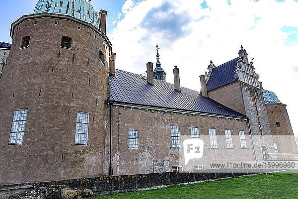 Kalmar Sweden The grounds of the Kalmar Castle.
