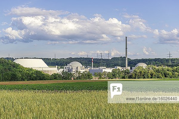 Kernkraftwerk Neckarwestheim  Neckarwestheim  Baden-Württemberg  Deutschland  Europa