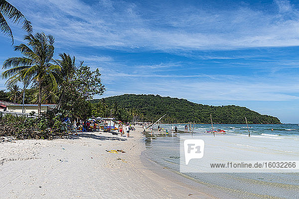 Sao Beach  island of Phu Quoc  Vietnam  Indochina  Southeast Asia  Asia