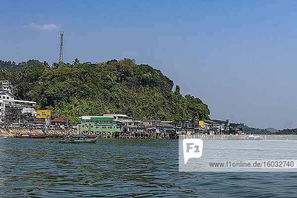 The harbor of Kawthaung  Myanmar (Burma)  Asia